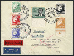 GERMANY "Airmail Cover Flown By ZEPPELIN, Dispatched From The Airship During Fl - Altri & Non Classificati