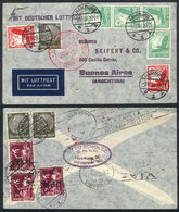 GERMANY Airmail Cover Sent From Hamburg To Buenos Aires On 9/DE/1936 Franked Wi - Altri & Non Classificati