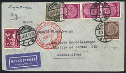 GERMANY Airmail Cover Sent From Hamburg To Buenos Aires On 16/DE/1936 Franked W - Otros & Sin Clasificación