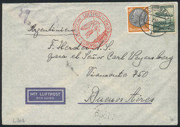 GERMANY Airmail Cover Sent From Solingen To Buenos Aires On 22/DE/1936 Franked - Altri & Non Classificati