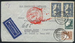 GERMANY Airmail Cover Sent From Hannover To Buenos Aires On 28/AP/1937 Franked - Andere & Zonder Classificatie