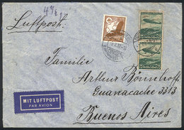 GERMANY Interesting Airmail Cover Sent From (according To The Inscription On Ba - Otros & Sin Clasificación