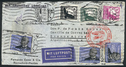 GERMANY Airmail Cover Sent From Remscheid To Buenos Aires On 21/JUL/1937 Franke - Andere & Zonder Classificatie