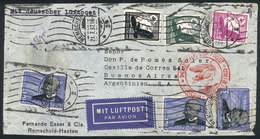 GERMANY Airmail Cover Sent From Remscheid To Buenos Aires On 21/JUL/1937 Franke - Autres & Non Classés