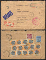 GERMANY Registered Airmail Cover Sent From Kassel To Bovril (Entre Ríos) On 1/J - Altri & Non Classificati