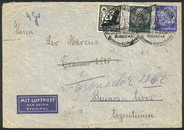 GERMANY Airmail Cover Sent From Mulheim To Buenos Aires On 17/JUN/1939 Franked - Autres & Non Classés