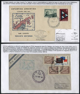 ARGENTINE ANTARCTICA Lot Of 6 Covers With Special Cancels And Marks, Year 1964 - Andere & Zonder Classificatie