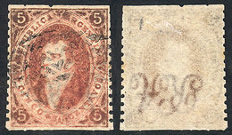 ARGENTINA GJ.20c, 3rd Printing With INVERTED WATERMARK (inverted And Reversed), - Unused Stamps