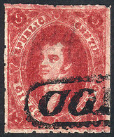 ARGENTINA GJ.26d, 5th Printing, THIN PAPER Variety, Used In Cordoba, Superb! - Nuevos