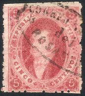 ARGENTINA GJ.33, 7th Printing, Perforated ALL AROUND (very Rare), Used In Rosar - Ongebruikt