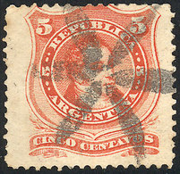 ARGENTINA "GJ.38, VERY WIDE EXAMPLE (due To Perforation Variety), With Nice Mut - Andere & Zonder Classificatie