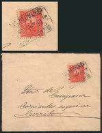 ARGENTINA GJ.78, 1884 1c. Little Envelope, Franking ALONE A Cover Used In Bueno - Andere & Zonder Classificatie