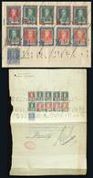 ARGENTINA GJ.589 + 587 X5 + 586 X4 + 602, Total $49.20 Used To Pay Bulk Mailing - Andere & Zonder Classificatie
