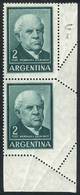 ARGENTINA GJ.1135, 1959/64 2P. Sarmiento (teacher, Politician) Printed On Natio - Andere & Zonder Classificatie