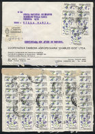 ARGENTINA GJ.2101, $a0.20 Jacaranda Flower, 55 Examples Franking A Registered C - Andere & Zonder Classificatie