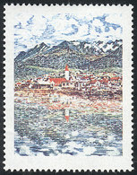 ARGENTINA GJ.2391a, 1988 Ushuaia, BLACK COLOR OMITTED Variety (without Face Val - Andere & Zonder Classificatie