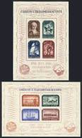 ARGENTINA GJ.11/12, 1948 Bicentenary Of The Rio De La Plata Postal Service, Set - Blocks & Sheetlets