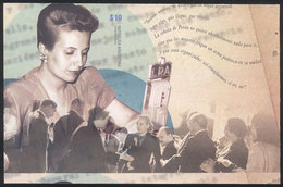 ARGENTINA GJ.HB 239P, 2012 Eva Peron, IMPERFORATE Variety, Excellent Quality, R - Blocs-feuillets