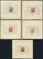 ARGENTINA LIBERTY SEATED, Unadopted Design, Set Of 5 Die Essays Without Denomin - Service