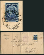 ARGENTINA GJ.39, 1901 Liberty 30c., Franking ALONE A Cover Sent From CHOS MALAL - Service