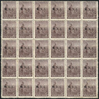 ARGENTINA GJ.351, Large Block Of 30 Stamps, Mint No Gum, VF Quality, Catalog Va - Servizio