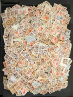 ARGENTINA Box With Thousands Of Official Stamps On Fragments, Completely Unchec - Service