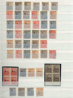 ARGENTINA Interesting Group Of Several Hundreds Mint And Used Stamps In Stockbo - Dienstzegels