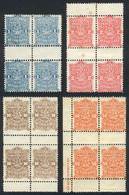 ARGENTINA Province Of Buenos Aires, GJ.46/49, 1888/90 Complete Set Of 4 Values - Telegraph