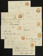 ARGENTINA Lot Of 15 PS Lettersheets Used Circa 1895 In Buenos Aires, With Diffe - Andere & Zonder Classificatie