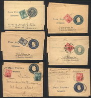 ARGENTINA Circa 1901: 37 Wrappers Of Various Values Uprated With Stamps Of The - Andere & Zonder Classificatie