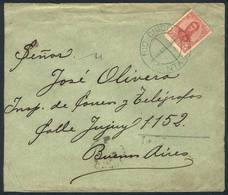 ARGENTINA Cover Franked By GJ.280, Sent To Buenos Aires On 8/NO/1908, With Rare - Andere & Zonder Classificatie