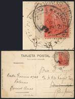 ARGENTINA "26/FE/1912 Postcard Franked By GJ.317, To Buenos Aires, With Rare La - Andere & Zonder Classificatie