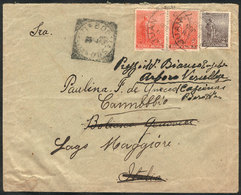 ARGENTINA Cover Franked With Nice Combination Of GJ.317 X2 + 321 (total Postage - Andere & Zonder Classificatie