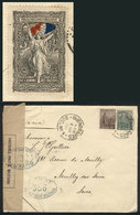 ARGENTINA Cover Sent From Buenos Aires To France On 8/AP/1916, Franked With Sta - Andere & Zonder Classificatie