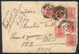 ARGENTINA Front (and Part Of Back Side) Of An EXPRESS Cover Franked By GJ.280 X - Andere & Zonder Classificatie