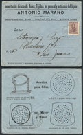 ARGENTINA "Cover With Advertising On Front And Reverse (""Import Of Oilcloths, - Andere & Zonder Classificatie