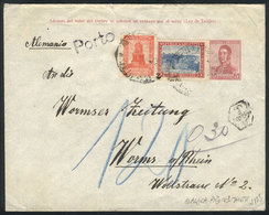 ARGENTINA 20/AU/1920 ALDEA PROTESTANTE (Entre Rios) - Germany: 5c. San Martín S - Andere & Zonder Classificatie