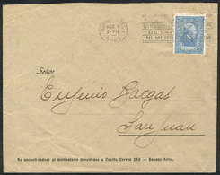 ARGENTINA Commercial Cover Sent From Buenos Aires To San Juan On 8/AU/1921 Fran - Andere & Zonder Classificatie