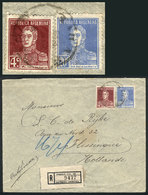ARGENTINA 23/NO/1925 Parana - Netherlands: Registered Cover Franked With 20c. S - Andere & Zonder Classificatie
