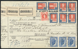 ARGENTINA Despatch Note Of A Parcel Post Sent From Rosario To USA On 15/OC/1926 - Andere & Zonder Classificatie