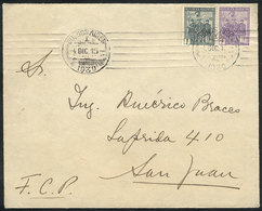 ARGENTINA Front Of Cover Sent From Buenos Aires To San Juan On 4/DE/1930 Franke - Andere & Zonder Classificatie