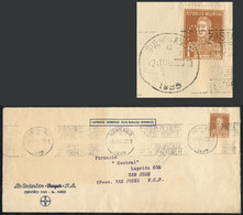 ARGENTINA "Front Of Cover Posted On 12/JUL/1935, Franked With 1c. San Martin W/ - Andere & Zonder Classificatie