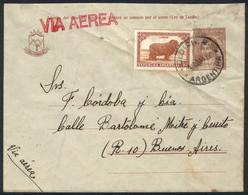 ARGENTINA Registered Cover Franked With 35c. , Sent To Buenos Aires On 29/MAR/1 - Andere & Zonder Classificatie