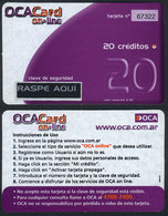 ARGENTINA OCA: OCA Card Online, Unused Card Of 20 Credits, For Sending Email Le - Andere & Zonder Classificatie