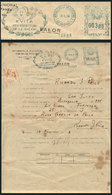 ARGENTINA "Document Of The Year 1954 With Stamped Revenue Of 3P. With Slogan: " - Andere & Zonder Classificatie