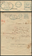 ARGENTINA "Document Of The Year 1954 With Stamped Revenue Of 3P. With Slogan: " - Otros & Sin Clasificación