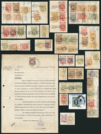 ARGENTINA More Than 150 Revenue Stamps Of The PROVINCE OF CHACO, All On Documen - Autres & Non Classés