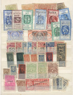 ARGENTINA Stockbook With Lot Of Several Dozens Revenue Stamps, Some With Defect - Andere & Zonder Classificatie