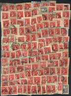 ARGENTINA "SEVERAL HUNDREDS Stamps Of 5c. Rivadavia Of The ""3 Proceres"" Issue - Collezioni & Lotti