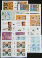 ARGENTINA Lot Of 35 Complete Sheets (all Different) Of Modern Stamps (mainly Of - Collections, Lots & Séries